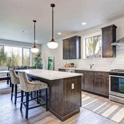 brown kitchen