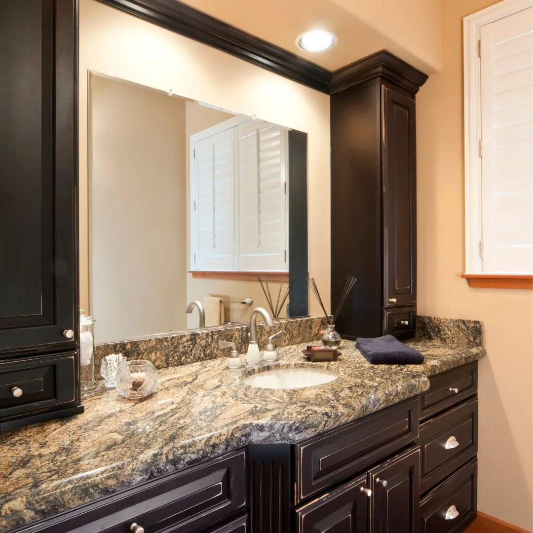 Bathroom Vanity Granite 43"x 22" Bathroom Vanity Sink Tops, Marble