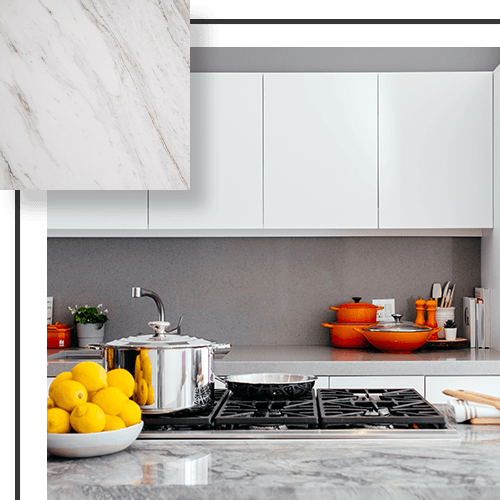 marble kitchen countertop