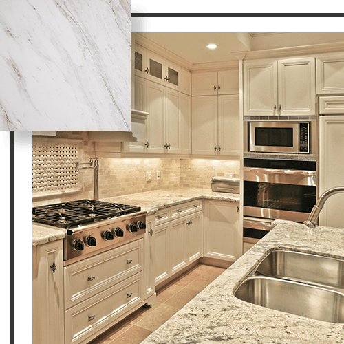 marble kitchen countertop