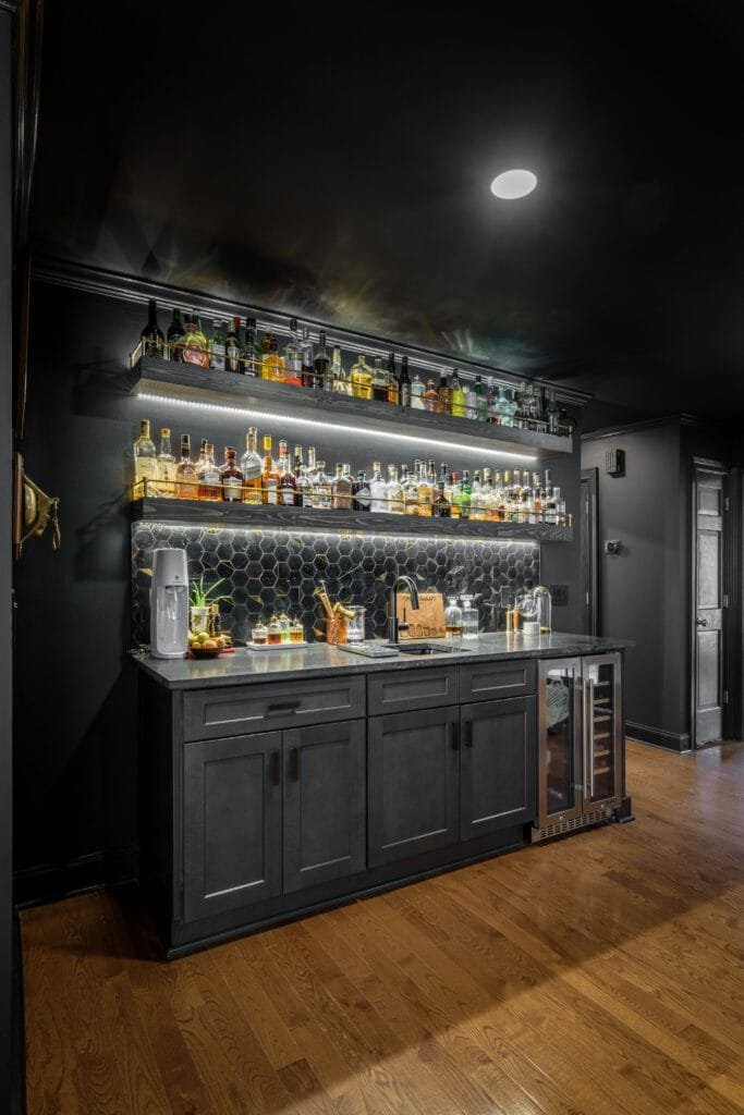 Custom black Quartzite Countertops