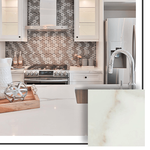 quartz kitchen countertop