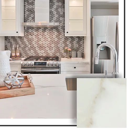 quartz kitchen countertop