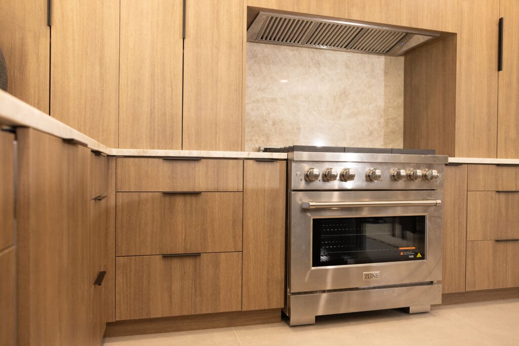 Kitchen Countertops using Taj Mahal Quartzite in Dunwoody, GA