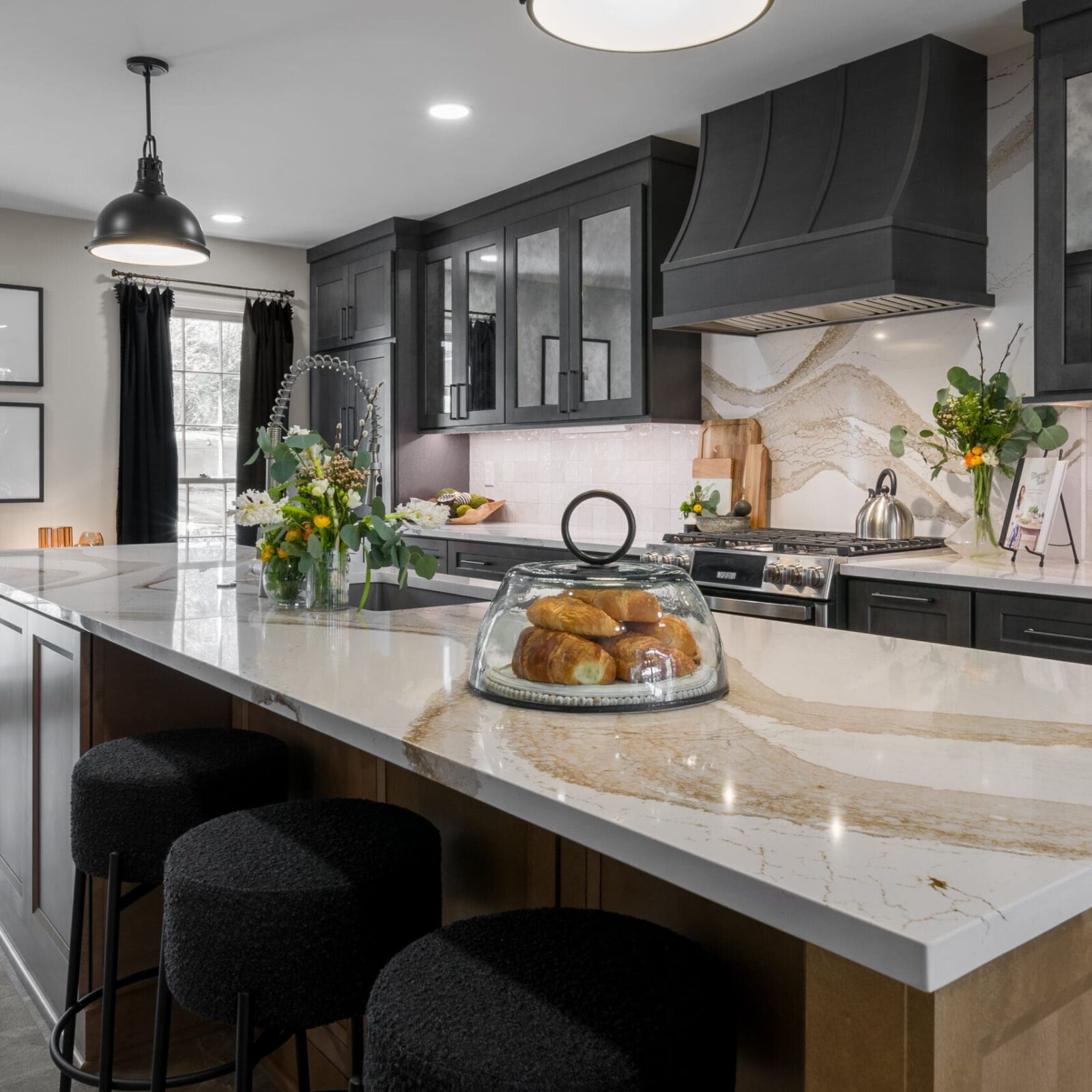Cambria Brittanicca Gold Cool Kitchen in Woodstock, GA 3
