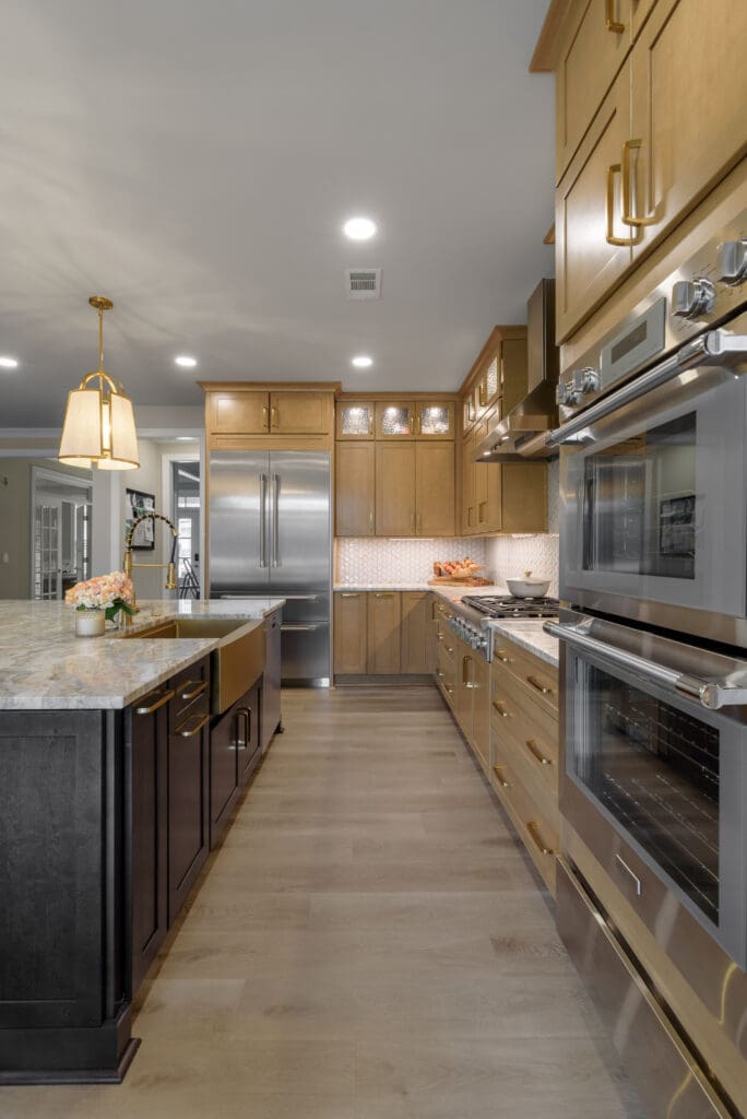 Fantasy Brown Marble Kitchen in Alpharetta