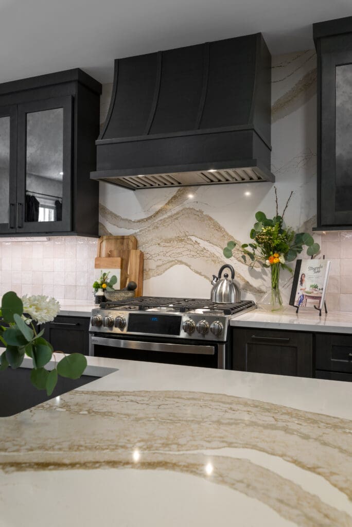 Cambria Brittanica Gold Cool - Quartz Kitchen Countertop