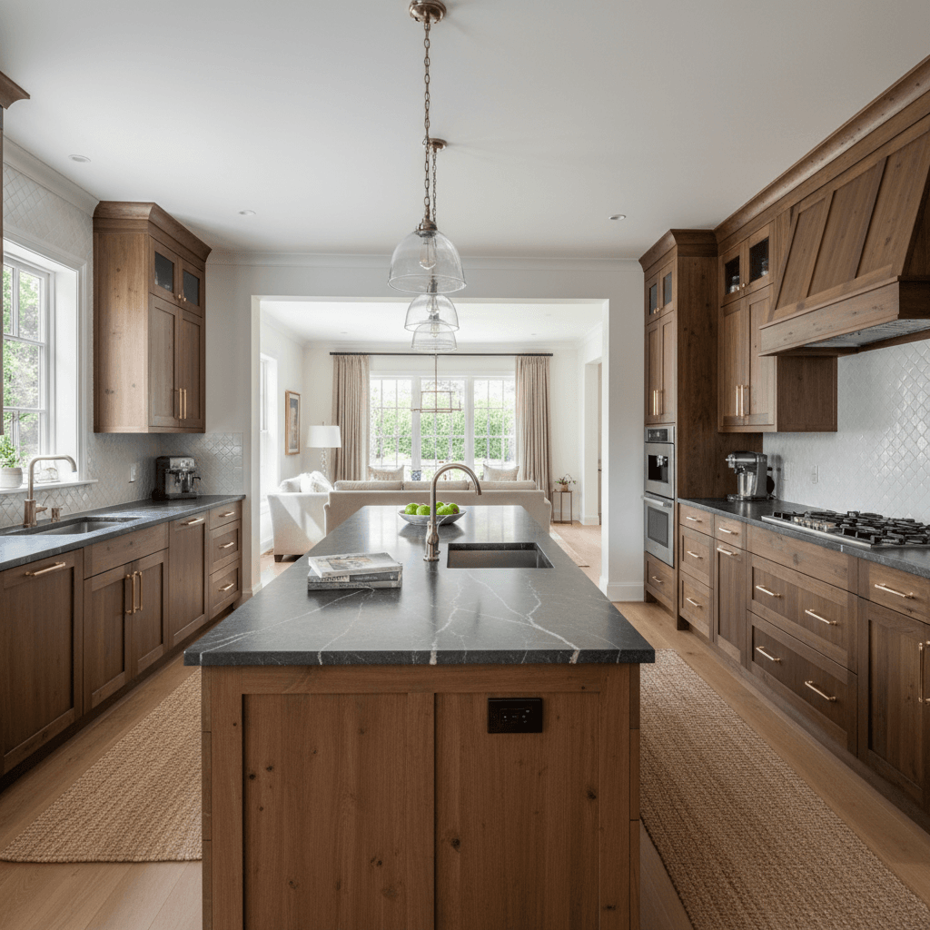 soapstone countertops in a luxury kitchen