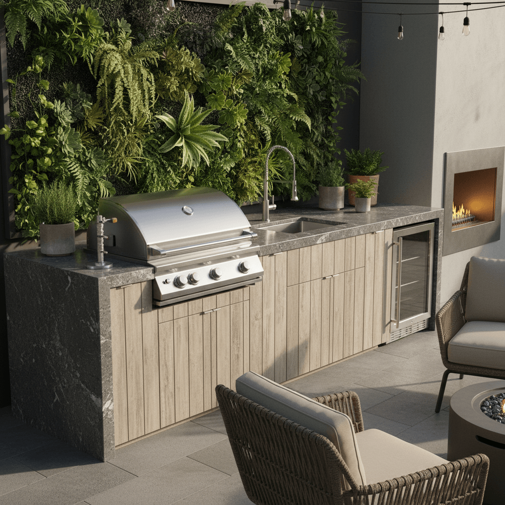 outdoor kitchen countertops